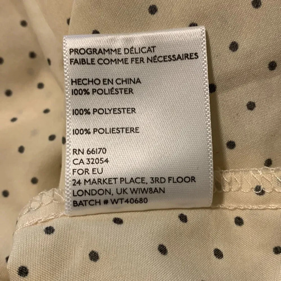 COINCIDENCE & CHANCE by URBAN OUTFITTERS Drop Waist Polka Dot Dress - Picture 8 of 8